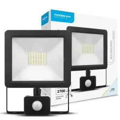 LED Strahler mit Bewegungssensor - 30W entspricht 270W - Lichtfarbe optional - 3 Jahre Garantie