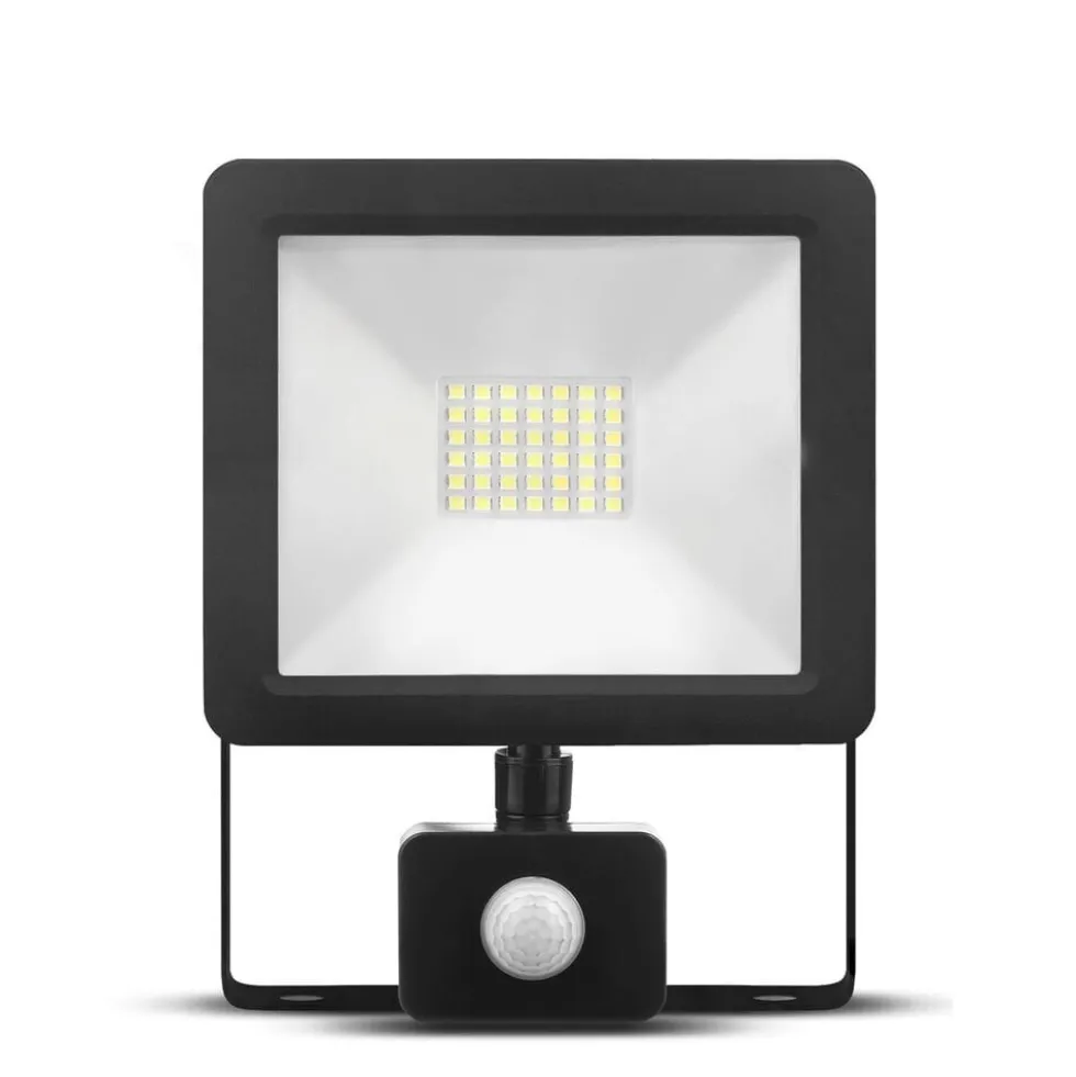 LED Strahler mit Bewegungssensor - 30W entspricht 270W - Lichtfarbe optional - 3 Jahre Garantie