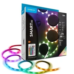 LED-Streifen – 10 m, 24 W – RGB – Komplettset – inkl. Fernbedienung