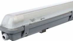 LED T8 / G13 - 60cm - IP65 Wasserdichte Halterung - für Feuchtraum - Wannenleuchte - IK10