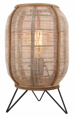 LED Tischleuchte MAGLIA 32cm Braun
