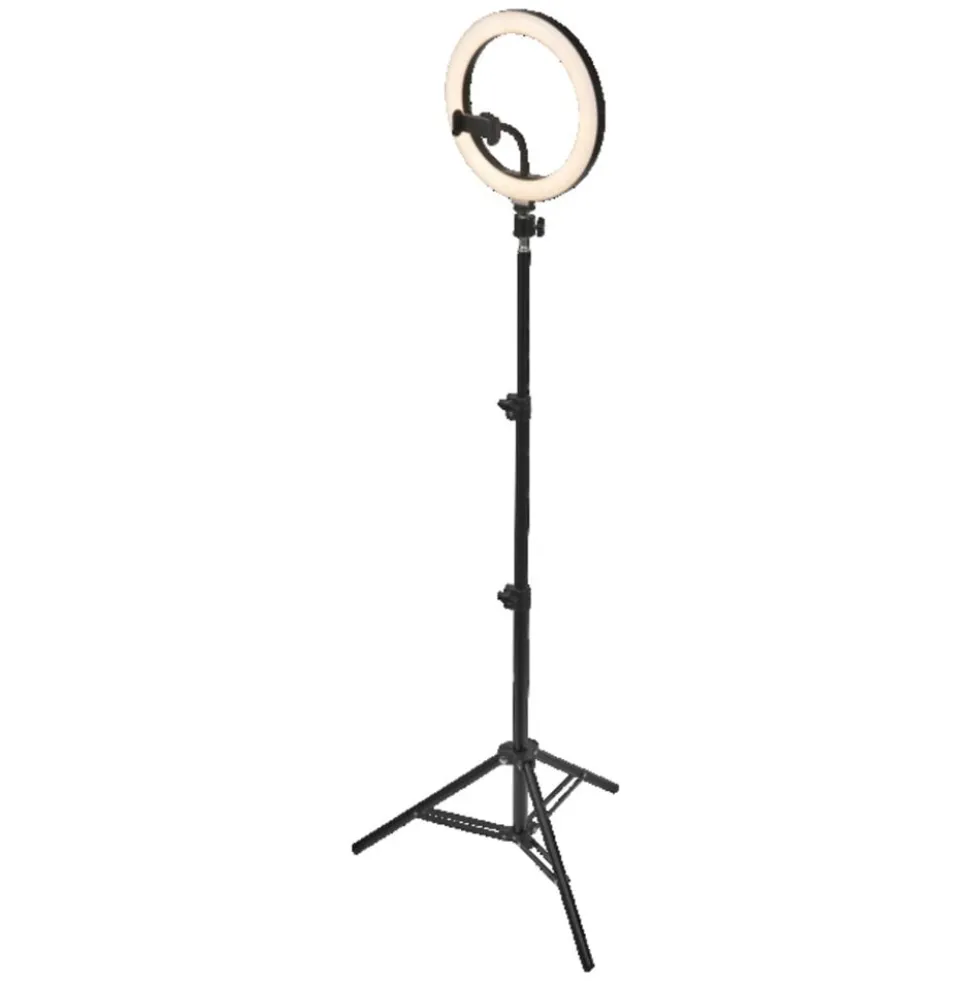 Ledvance - Dimmbare LED-Stehleuchte mit Gestell und Halterung für Vlogging LED/6W/USB 3000/4000/6500K