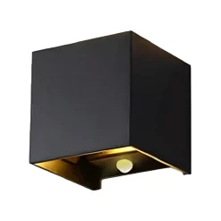 LED Wandlampe mit Bewegungs- und Dämmerungssensor - 2x3W dimmbar - 2700K