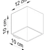 LED Wandleuchte Beton QUAD - 1 x G9 Fassung - exkl. LED's