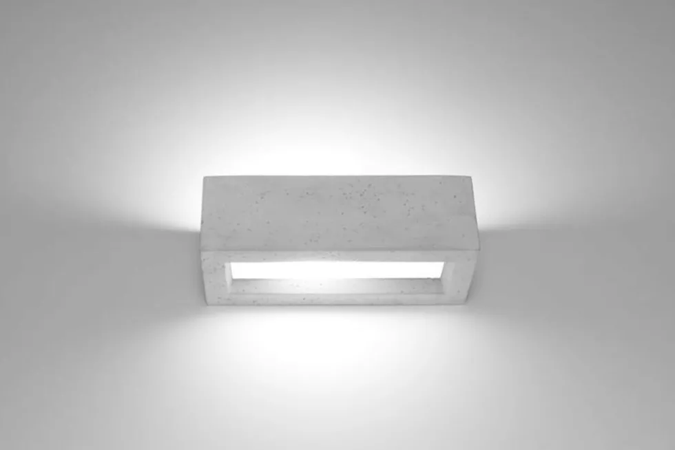 LED Wandleuchte Beton VEGA 30 - 1 x E27 Fassung - exkl. LED's
