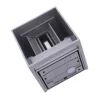 LED Wandleuchte Grau IP54 - 2x3W - Lichtfarbe optional - Abstrahlwinkel anpassbar