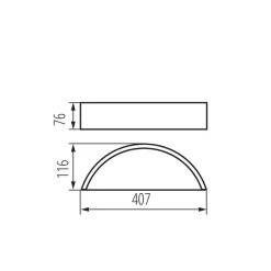 LED Wandleuchte JASMIN - E27 Fassung