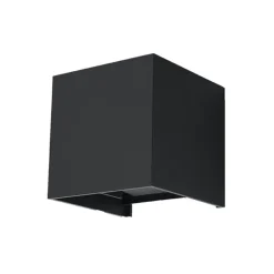 LED Wandleuchte LUCA Schwarz - IP54 - 6W - 3000K Warmweiß