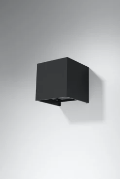 LED Wandleuchte LUCA Schwarz - IP54 - 6W - 3000K Warmweiß