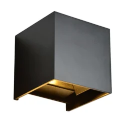 LED-Wandleuchte, nach oben und unten gerichtet – 6 W, dimmbar – 2700 K – 827 mm – Schutzart IP54 – 101 x 101 x 101 mm
