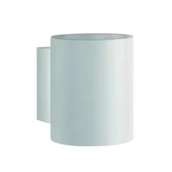 LED Wandleuchte rund - Mattweiß mit G9 Fassung - 100x80x100mm