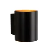 LED Wandleuchte Schwarz Gold - G9 Fassung