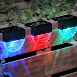 LED Wandleuchte Solar - IP44 6Lm - 4000K Neutralweiß + RGB - Duo-Pack