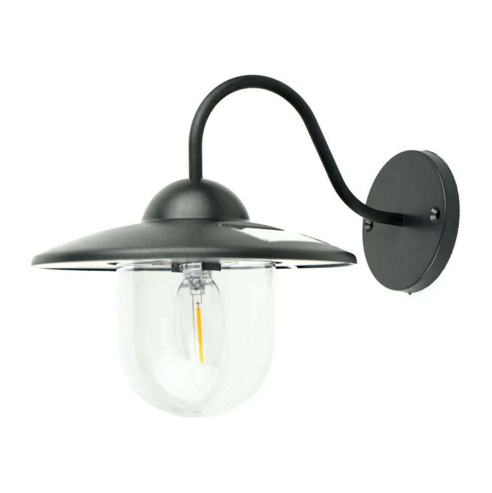 LED Wandleuchte Solar - IP44 10Lm 3000K Warmweiß