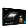 LED Wandleuchte Solar mit Sensor schwarz - IP44 300Lm 6000K Tageslichtweiß