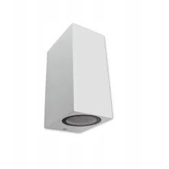 LED Wandleuchte Weiß - GU10 Fassung - IP44 - geeignet für 2 GU10 Spots