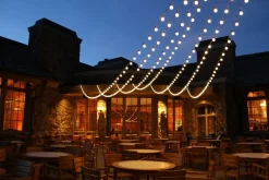 Lichterkette 5m - 10x E27 Fassung - LED Lampen optional