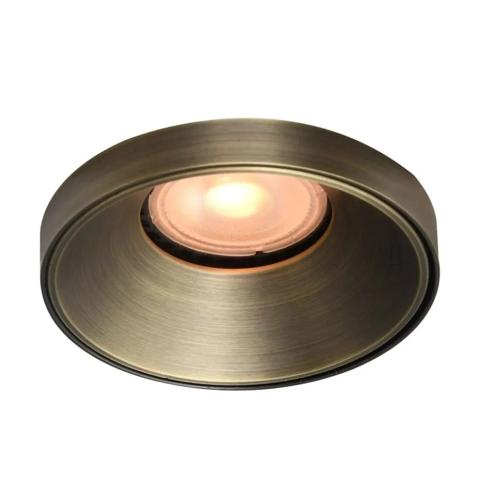 Malmo Downlight Einbaustrahler - Antik Bronze - GU10 Aluminium Ø7 cm