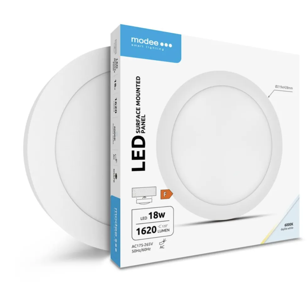 Modee LED Plafonniere Rund 18W 2100lm IP65 Farbe Optional