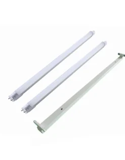 1.2m 36W LED Halterung + 2 LED Leuchtstoffröhren 4000k 840 Neutralweiß Komplettset