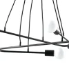 Pendelleuchte ASTRAL 6 Schwarz - 6x E27 Fassung - max. 6x60W - exkl. LED's