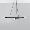 Pendelleuchte ASTRAL 3 Schwarz - 3x E27 Fassung - max. 3x60W - exkl. LED's