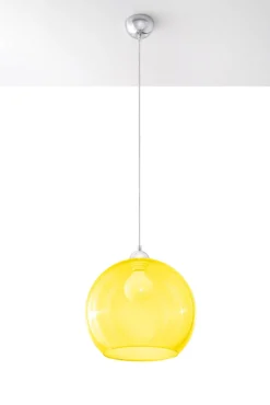 Pendelleuchte BALL Gelb - 1x E27 Fassung - max. 60W - exkl. LED's