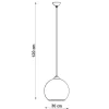 Pendelleuchte BALL Transparent - 1x E27 Fassung - max. 60W - exkl. LED's