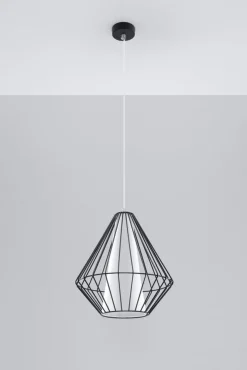 Pendelleuchte DEMI Schwarz - 1x E27 Fassung - max. 60W - exkl. LED's