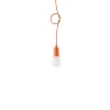 Pendelleuchte DIEGO 1 Orange - 1x E27 Fassung - max. 60W - exkl. LED's