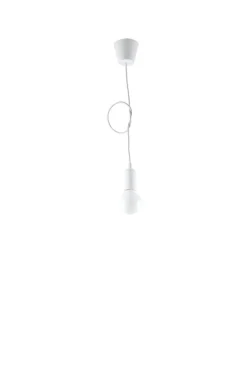 Pendelleuchte DIEGO 1 Weiß - 1x E27 Fassung - max. 60W - exkl. LED's