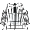 Pendelleuchte GATE Schwarz - 1x E27 Fassung - max. 60W - exkl. LED's
