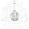 Pendelleuchte GATE Weiß - 1x E27 Fassung - max. 60W - exkl. LED's