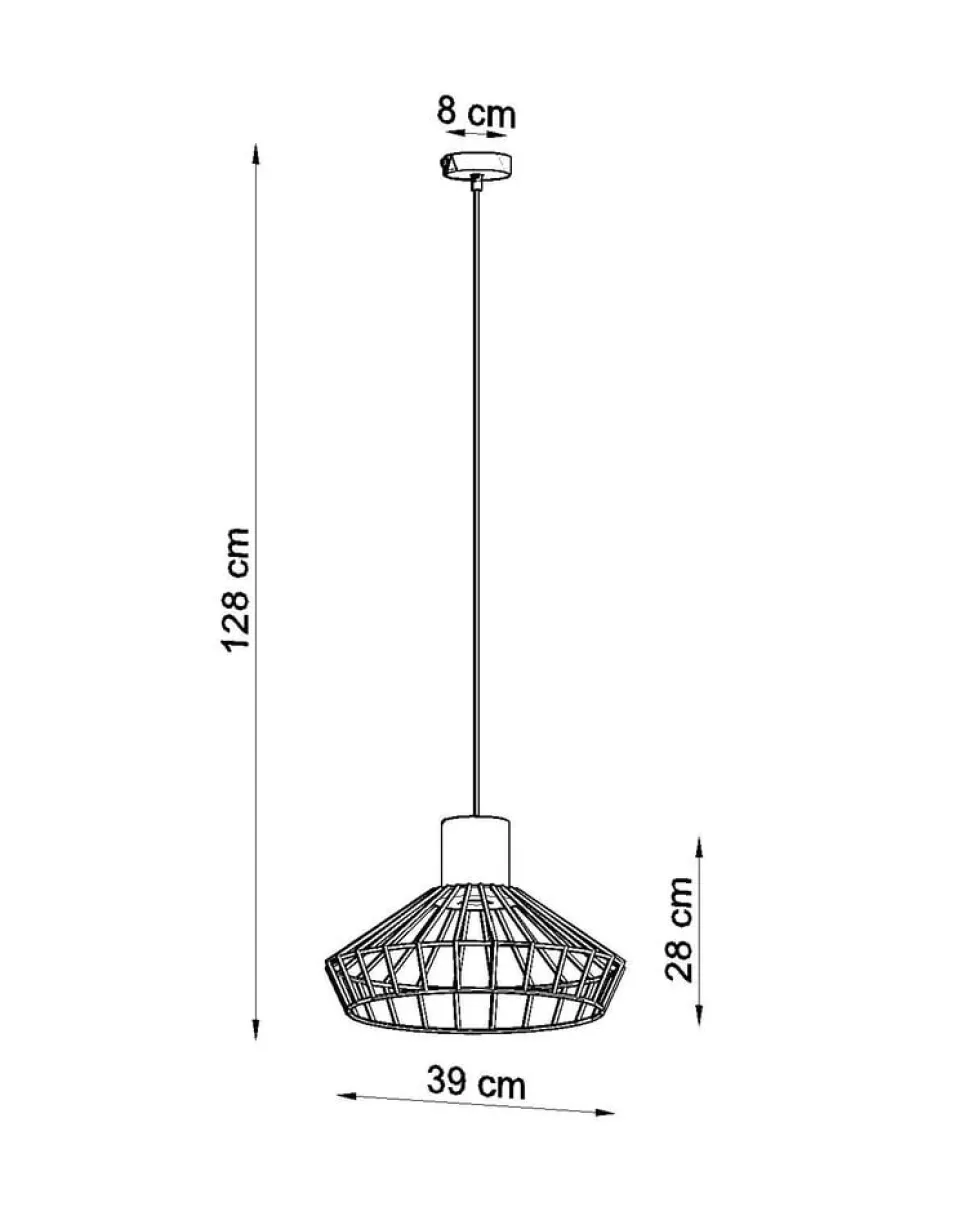 Pendelleuchte LORA - 1x E27 Fassung - max. 60W - exkl. LED's