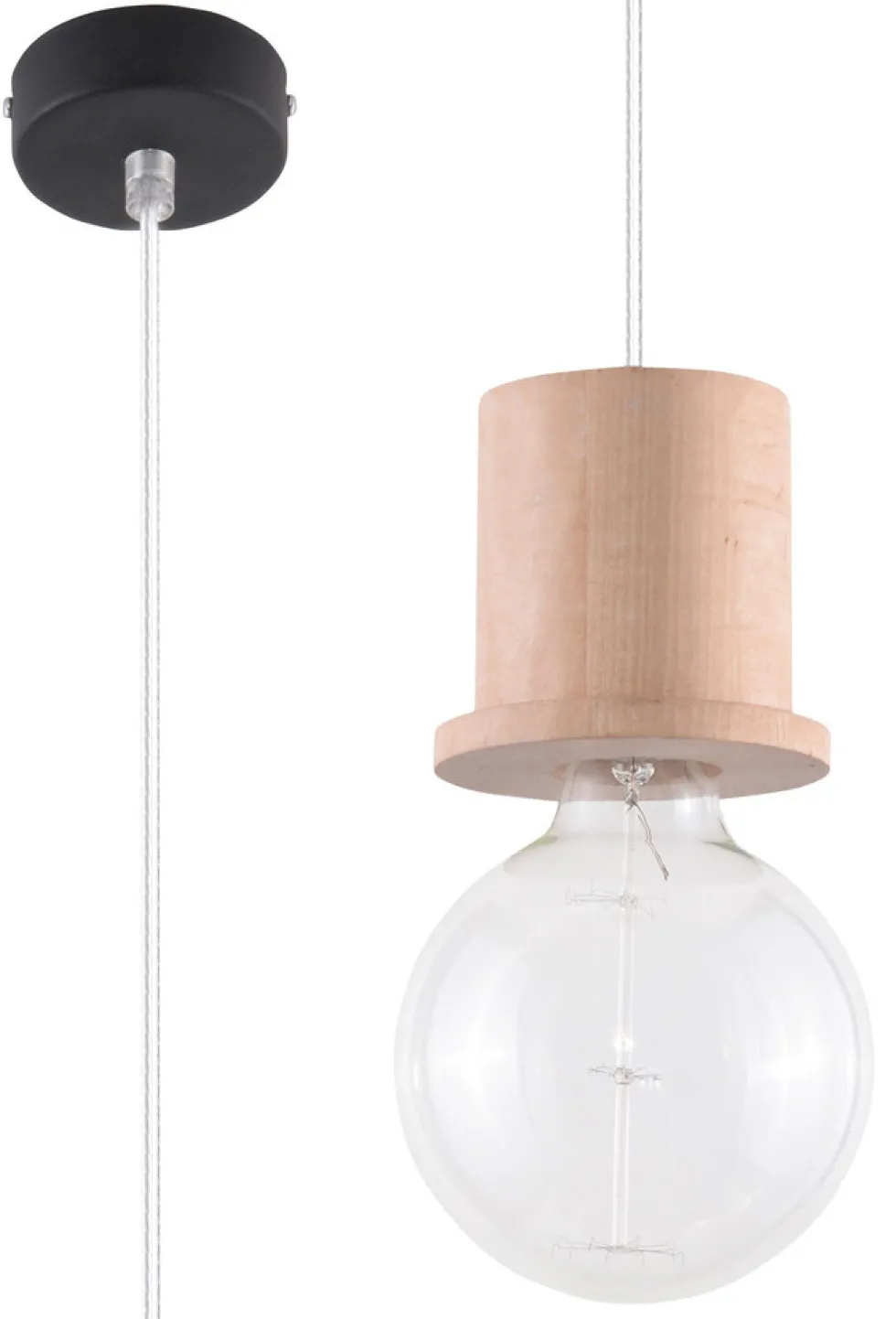 Pendelleuchte MILO - 1x E27 Fassung - max. 60W - exkl. LED's