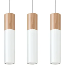 Pendelleuchte PABLO 3 Weiß - 3x GU10 Fassung - max. 3x40W - exkl. LED's