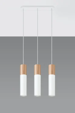 Pendelleuchte PABLO 3 Weiß - 3x GU10 Fassung - max. 3x40W - exkl. LED's