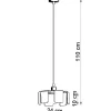 Pendelleuchte TULIP Weiß - 1x E27 Fassung - max. 60W - exkl. LED's