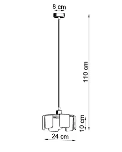 Pendelleuchte TULIP Weiß - 1x E27 Fassung - max. 60W - exkl. LED's