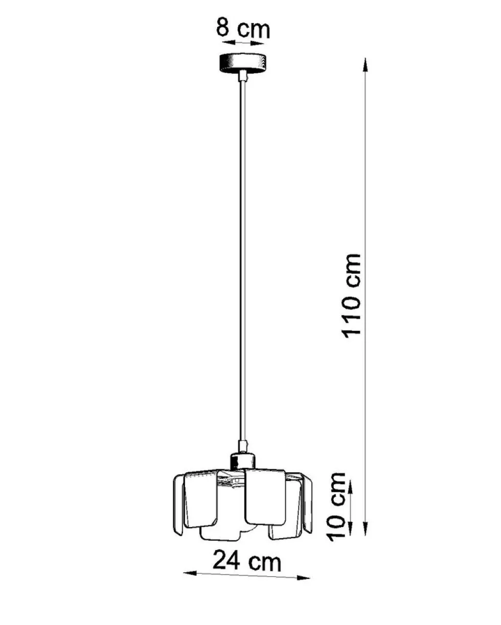 Pendelleuchte TULIP Weiß - 1x E27 Fassung - max. 60W - exkl. LED's
