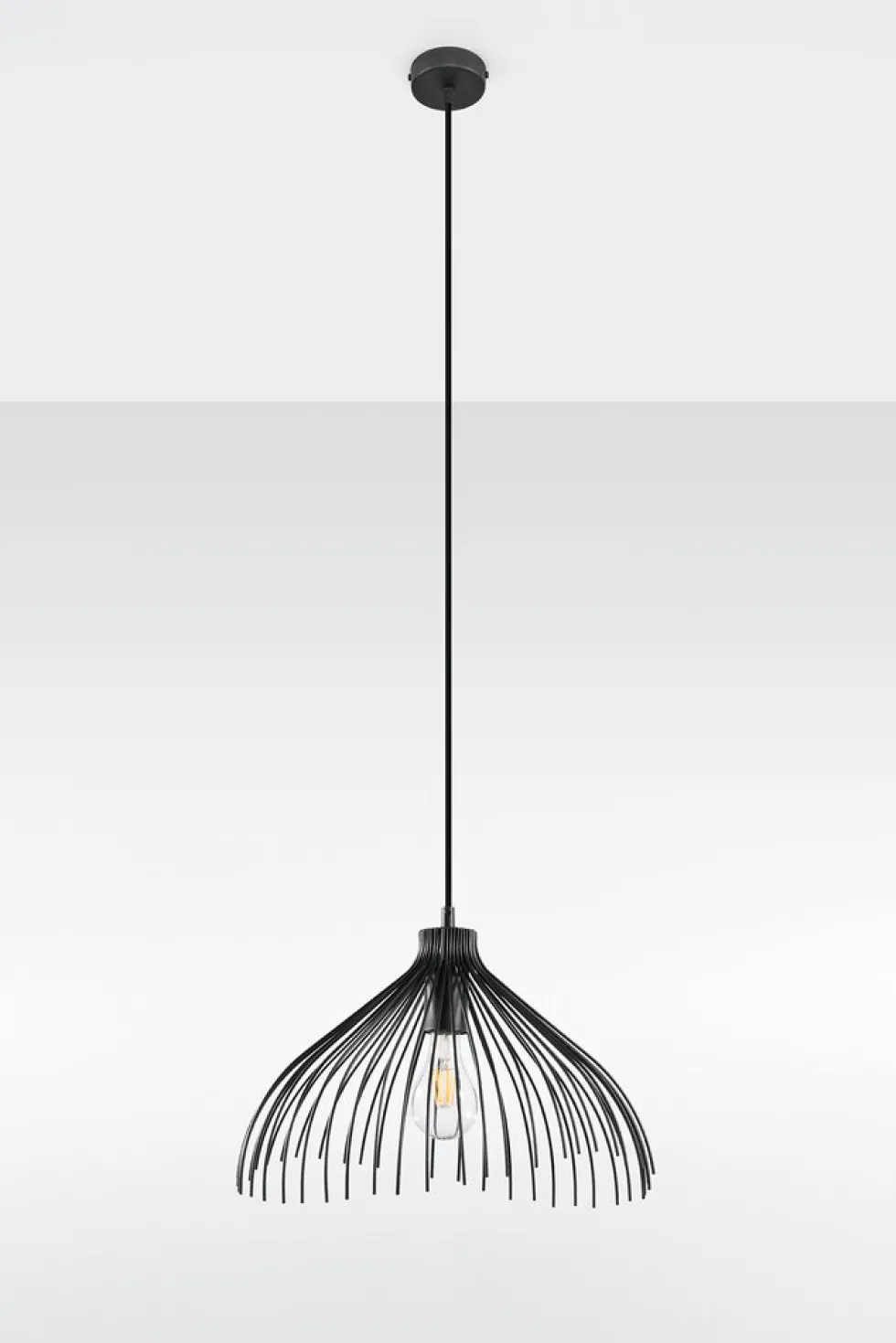 Pendelleuchte UMB Schwarz - 1x E27 Fassung - max. 60W - exkl. LED's
