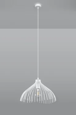 Pendelleuchte UMB Weiß - 1x E27 Fassung - max. 60W - exkl. LED's