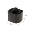 1-Phasen Schienenadapter - Schwarz - viereckig
