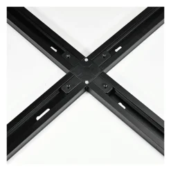 1-Phasen Schienenverbinder - X-Stück - Schwarz