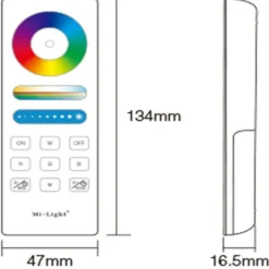 RGB+CCT Fernbedienung 1 Zone