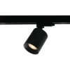 Schienenstrahler Schwarz – Megano 3-phasig – GU10-Fassung – Einzelleuchte – Aluminium