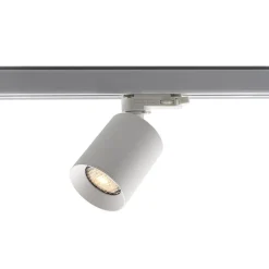 Schienenstrahler Weiß – Megano 3-phasig – GU10-Fassung – 1-flammig – Aluminium