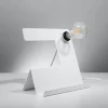 Schreibtischlampe INCLINE Weiß - 1x E27 Fassung - max. 60W - exkl. LED's
