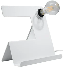 Schreibtischlampe INCLINE Weiß - 1x E27 Fassung - max. 60W - exkl. LED's