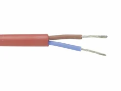 Silikon Anschlusskabel 2x1,5mm² mit runder Isolierung - pro Meter
